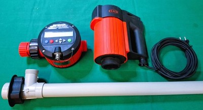 Flux-Säuren Pumpenset Motor F457 + Fasspumpe F430 + Durchflussmessgerät FMC-100