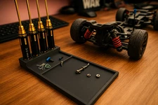 3D Printed RC Tool Holder Tray, Hex Driver Stand & Workbench Organizer Pit Table