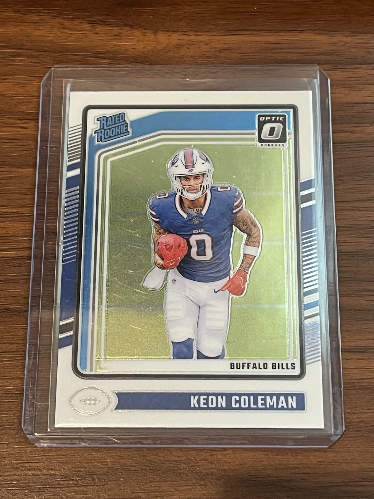 2024 Optic Football Keon Coleman RC #263 Rated Rookie Buffalo Bills