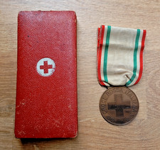 MEDAGLIA BENEMERENTI CROCE ROSSA ITALIANA REGNO D'ITALIA SAVOIA CRI WW1