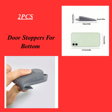 Door Stoppers for Bottom of Door on Floor, Premium Rubber Door Stopper Wedge