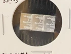 Valcambi, Silver .999   3, One gram bars in a pack. "Starter packs".