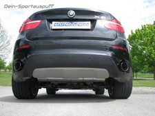 Eisenmann Duplex Komplettanlage RACE BMW X6 E71 35i ab 2010 je 1x120mm rund