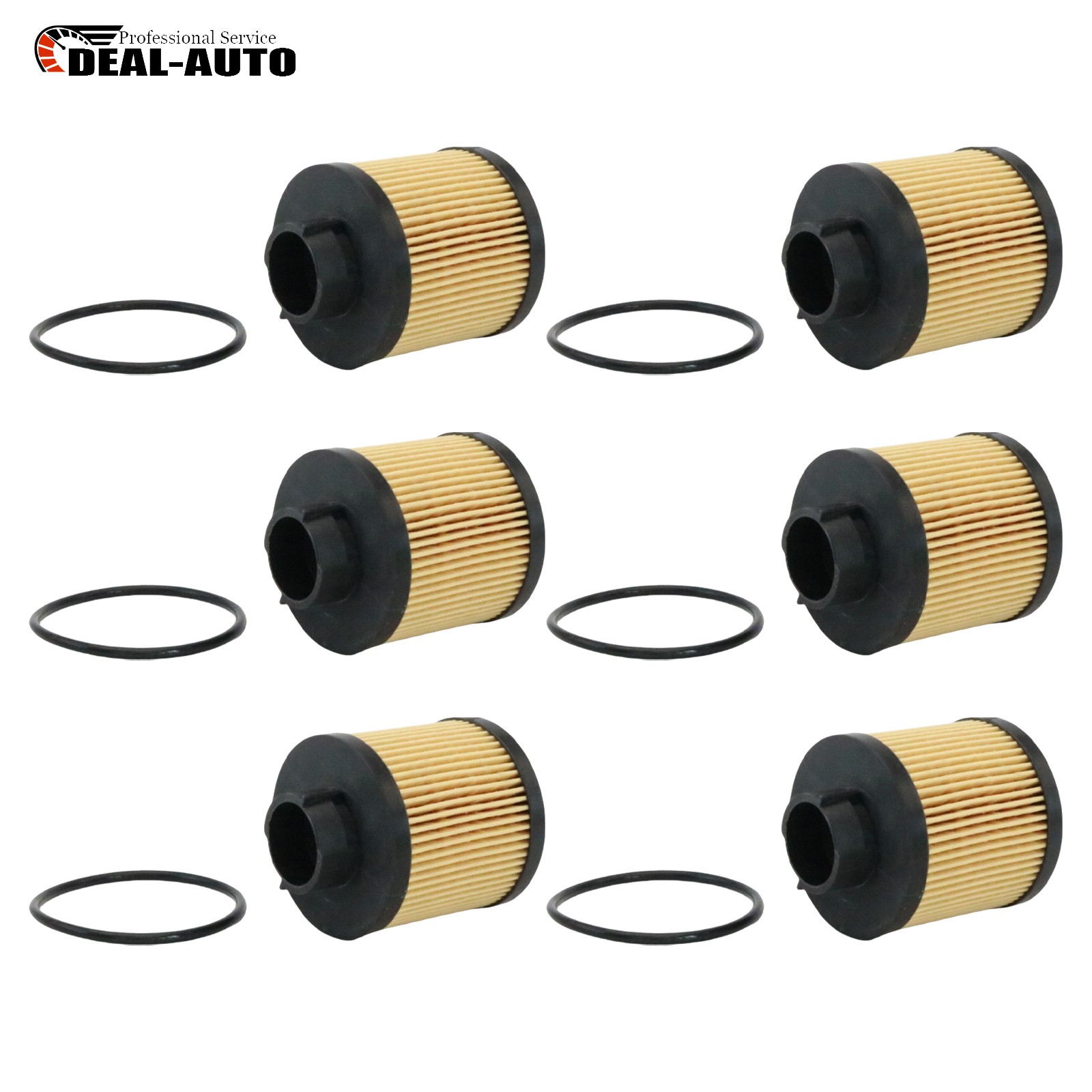 6X Oil Filter For Lamborghini Gallardo Spyder Coupe Superleggera SE Base Nera