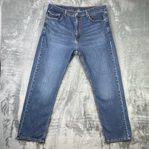 Levi's 505 Jeans Regular Straight Fit Blau Herren 36 W 29 L 100% Denim Zip Fly