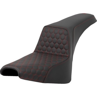 Saddlemen 818-30-17704 Step-Up HC Sitz - Rote Naht