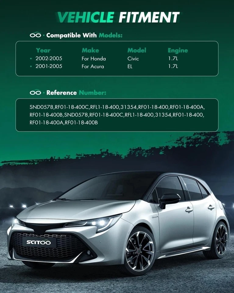 Motor de arranque SND0578 17845 para Acura EL/para Honda Civic 2001 2002 2003 2004 - Imagem 4 de 4