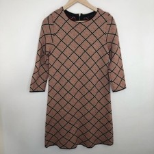 Zara Knit Sweater Dress Geometric Size Medium