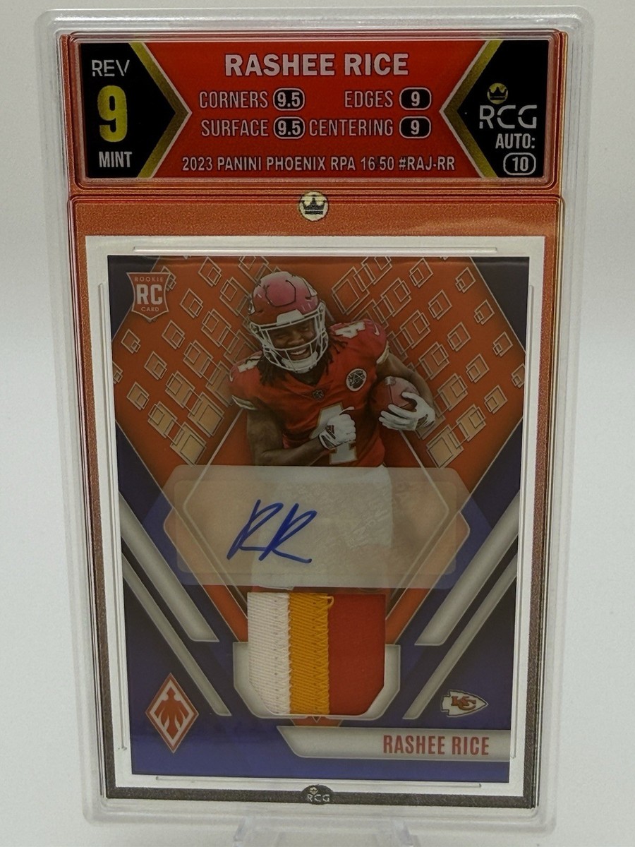 月*様 RIIZE ソヒ KCON サウジアラビア 2023 トレカ 2023 Panini Phoenix Rashee Rice Auto Jersey Prime Blue /50 RCG 9