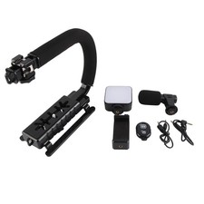 Handheld Video Camera Stabilizer For Stable Low Angle Action Video Recording New