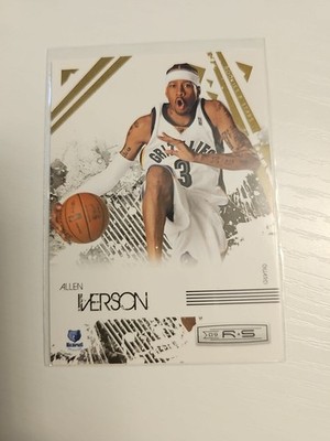Allen Iverson Panini Rookies & Stars 2009-10 Gold /500