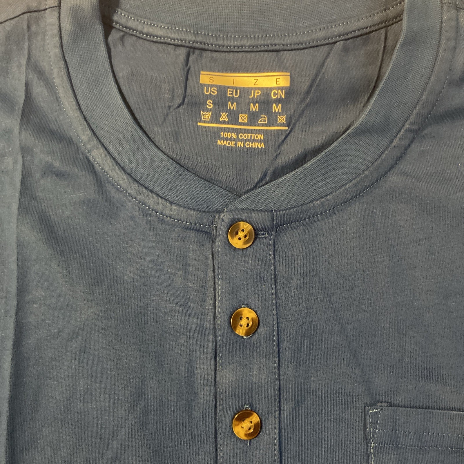 Tacvasen Men’s Henley Long Sleeve Shirt Size Small