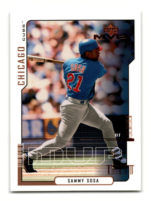 Sammy Sosa 2000 Upper Deck MVP #44 Chicago Cubs Mint