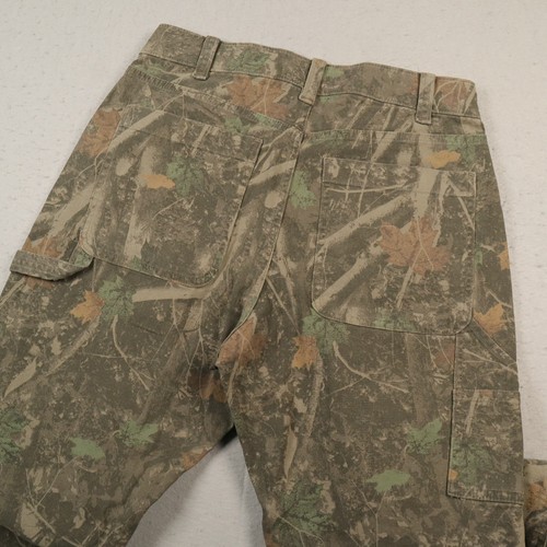 Abercrombie & Fitch Camo Carpenter Pants Men's 30x30 Baggy Workwear Loose NEW - Picture 12 of 13