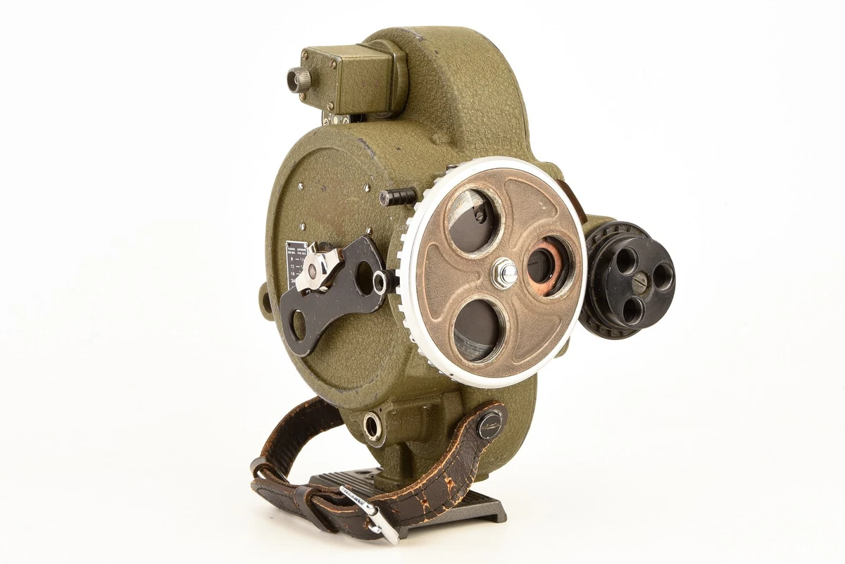 Ancienne Caméra Bell & Howell Filmo Registered Avec Autocollant WARD LINE