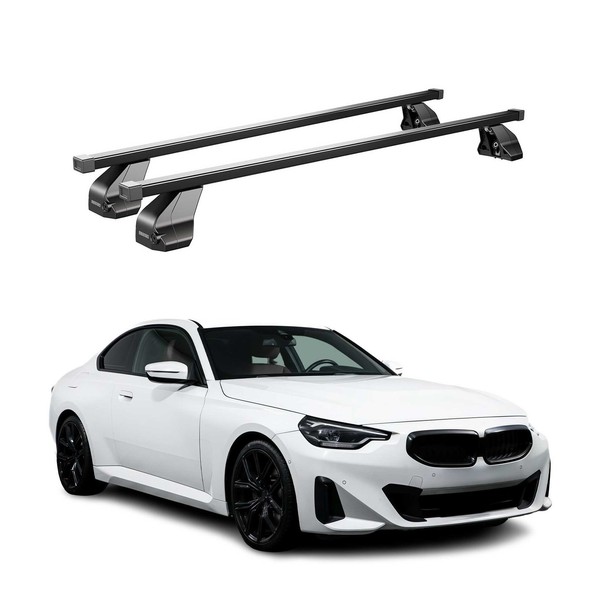 Menabo DachträGer GrundtäGer FüR BMW 3Er G20 2019-2026 75Kg Schwarz Stahl 2X-image