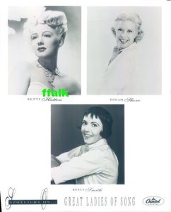 Press Photo & Release: DINAH SHORE Keely Smith BOBBY DARIN Mel Torme BOB MANNING