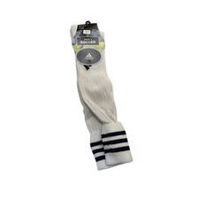 NEW Adidas Copa Edge Soccer Socks Knee High White/Navy Mens Shoe Size 6-12