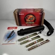 NOS Snap On Tool PH2040 Lightweight Quick Change In-Line Air Hammer W/4 Bits USA