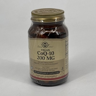 Solgar Vegan CoQ-10 200 mg 60 Vegetable Capsules