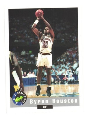 1992 Classic Draft Picks Basketball Oklahoma State Byron Houston