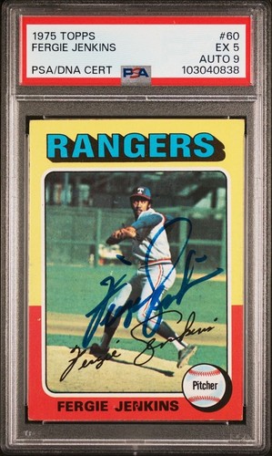 1975 Topps Fergie Jenkins #60 card