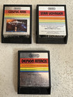 Atari 2600 Imagic Game Lot Of 3 - Cosmic Ark, Dragon Attack, & Star Voyager