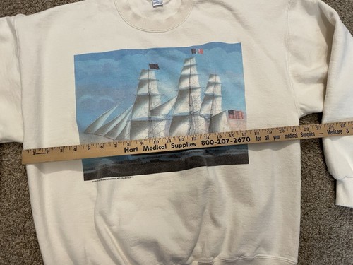 Artwear Collection Vintage 90s Museum Of American Folk Art Sweatshirt XL USA - Picture 3 of 9