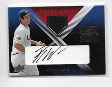 Brett Wallace, USA Baseball, 2008 Upper Deck, Patch Auto,  /195, #BWE-24