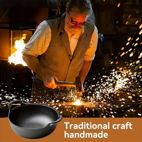 Heavy-Duty Cast Iron Soup Pot - Picture 3 of 11