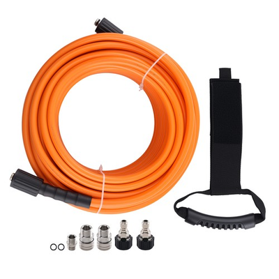 #ad 100FT Pressure Washer Hose 5800PSI With M22 14mm to 3 8quot; Coupler Kink Reistant $58.50