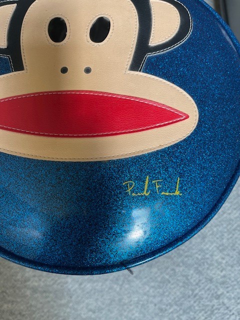 VINTAGE PAUL FRANK STOOL WITH JULIUS ON THE SEAT, EXCELLENT