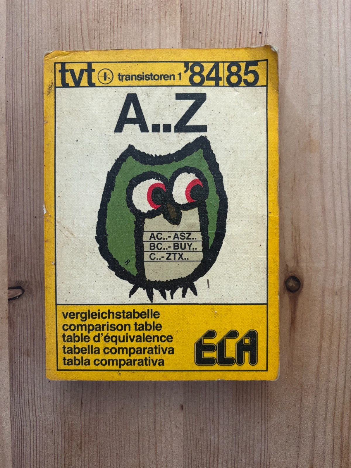 tvt transistoren 1 ' 84 85 A..Z vergleichstabelle