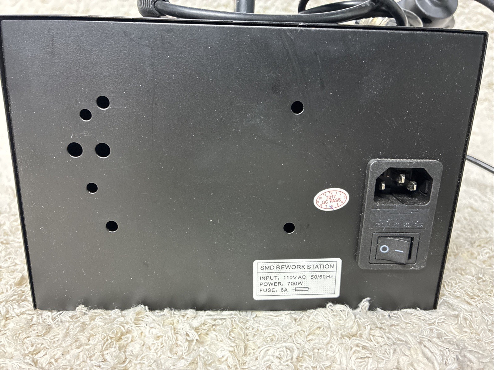 ZENY 853D 3-IN-1 MULTI-FUNCTION SOLDERING IRON HOT AIR GUN AND DC SUPPLY READ***