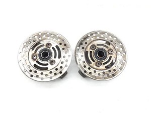 Front Wheel Hub W Rotor Set 2004 Suzuki Quadsport Z400 LTZ400 2x4 3360 x