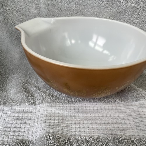 Pyrex Early American 442 Cinderella Bowl 1962-1971 Made in USA 1.5 quart - Picture 3 of 7