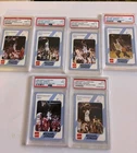 Michael Jordan 1989 North Carolina Collegiate Collection PSA 9 Lot, 6 Cards