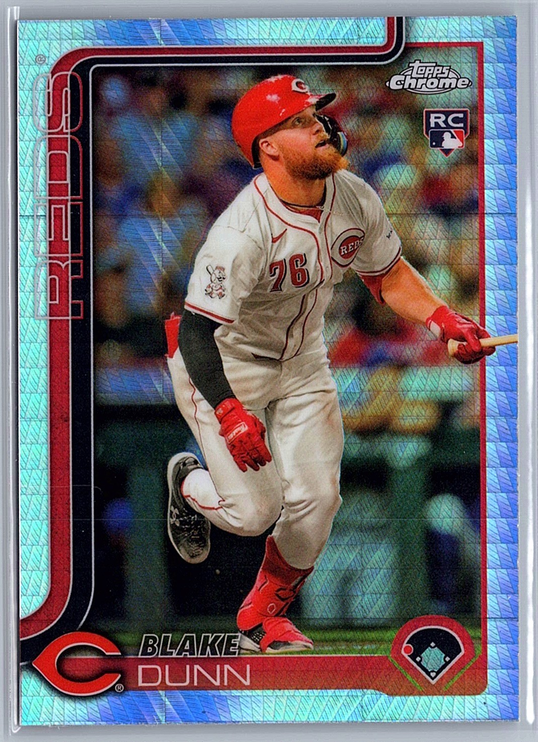 2025 Topps Chrome Blake Dunn #161 Prism Refractors Cincinnati Reds