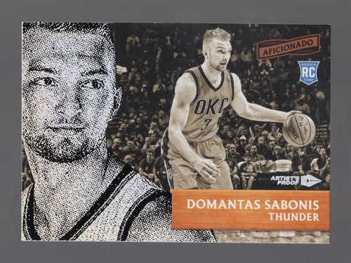 Domantas Sabonis [Artist's Proof] #55 2016 Panini Aficionado card