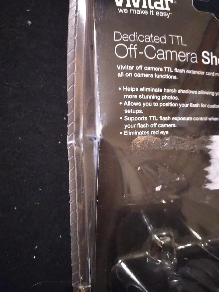  Vivitar Dedicated TTL Off-Camera Shoe Cord Fits Canon 4 Feet VIV-FC-CAN OrigPkg - Image 4 of 4