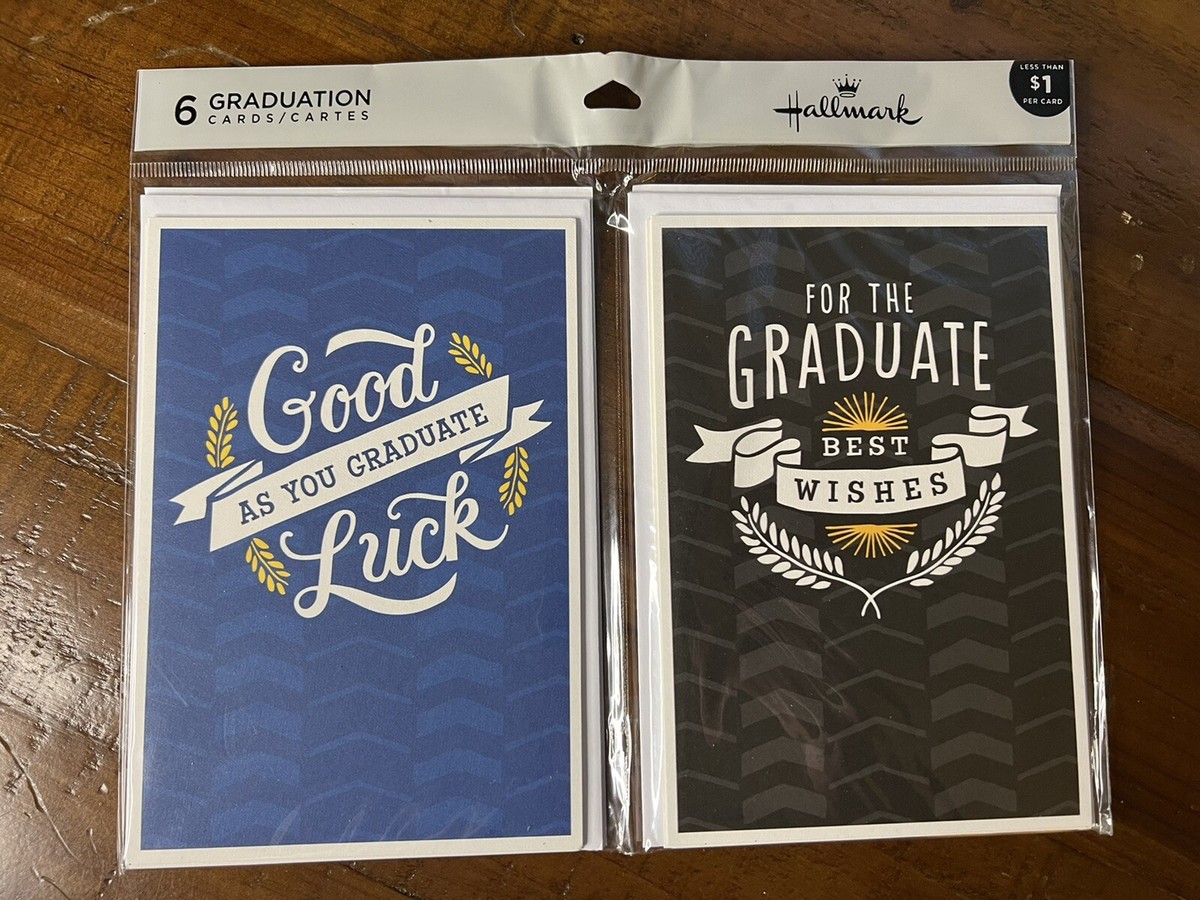 Hallmark Congratulations Graduation Grad Cards (6 Pack) | eBay