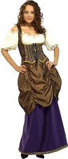Pirate Wench Lady Maiden Renaissance Princess Dress Up Halloween Adult Costume
