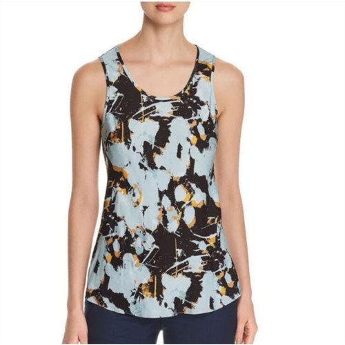 Boss Hugo Boss Inolea Tank Top Multicolor Abstract Paint Splat Print US Size 8