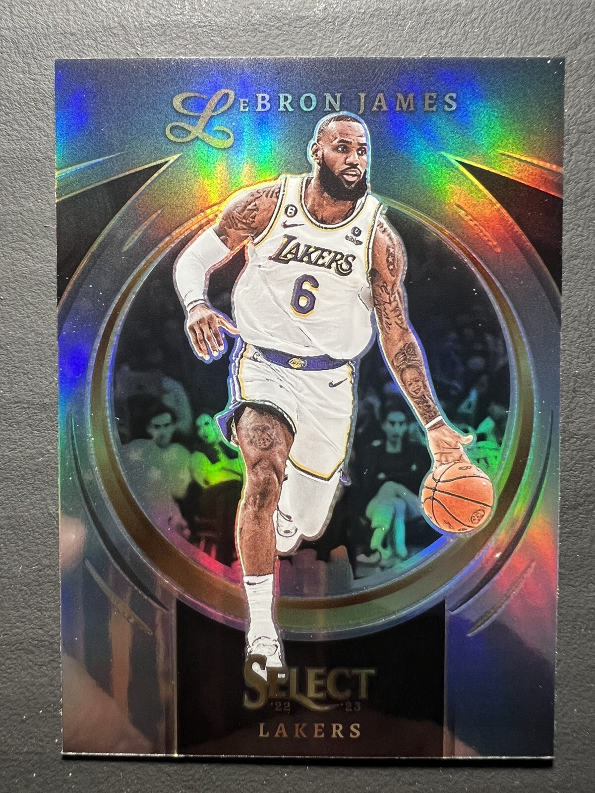 2022-23 Panini Select Certified 18 Lebron James Silver Prizm SP