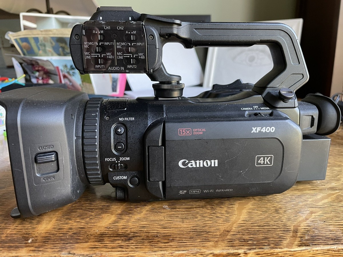 Canon XF400 4K ビデオカメラ 予備バッテリー付き Canon XF400 4K ビデオカメラ 予備バッテリー付き Canon XF400