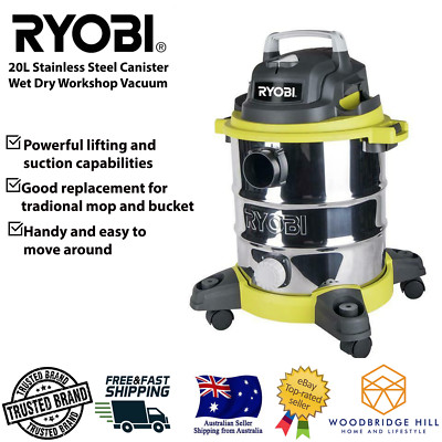 Ryobi 20L Stainless Steel Canister Wet 