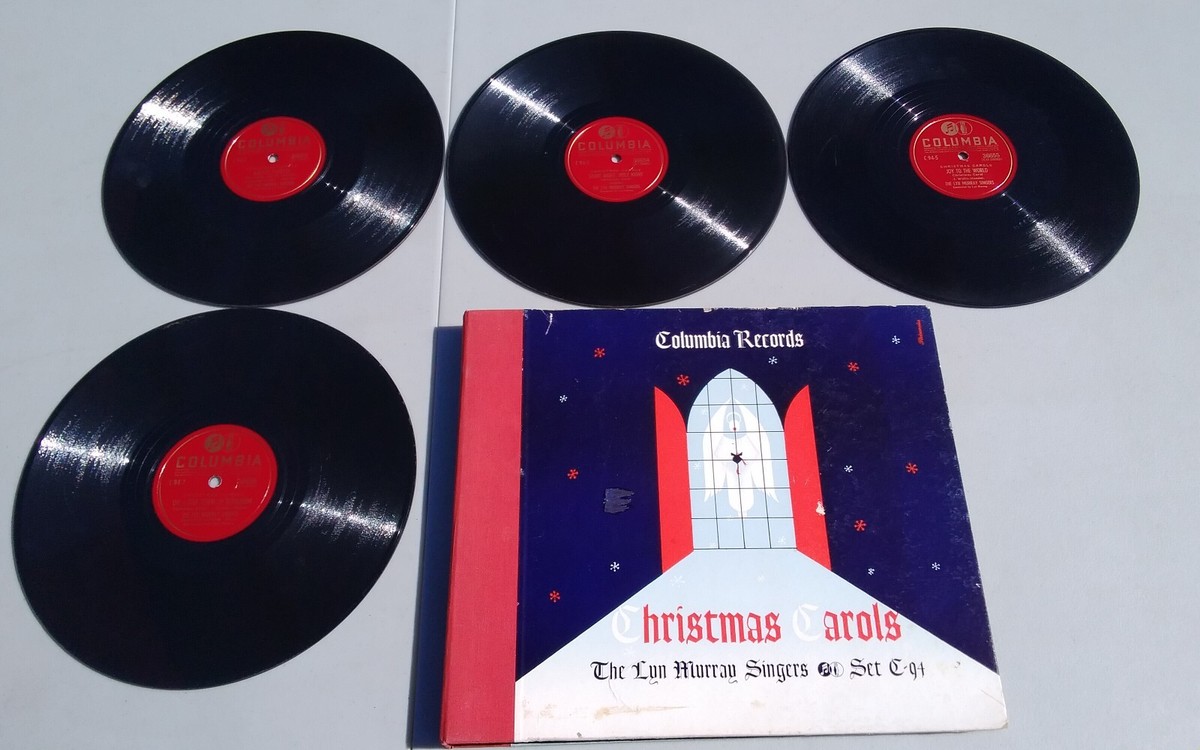 The Lyn Murray Singers 78rpm Set Columbia Records #C-94 Christmas