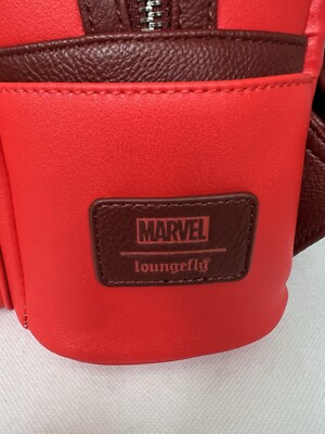 Marvel Daredevil Loungefly Bag Red Backpack Purse Handbag Park Exclusive NEW UK Marvel Daredevil Loungefly Bag Red Backpack Purse Handbag  main image 3
