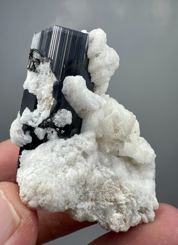 27 GM Tourmaline Crystal On Matrix Form Kunar Afghanistan