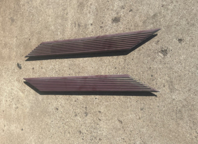 1993 Cobalt 22T Original Boat Side Vent Covers Metal (PAIR)